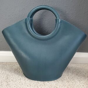 Portland Leather Goods Milan Handbag In Harbor